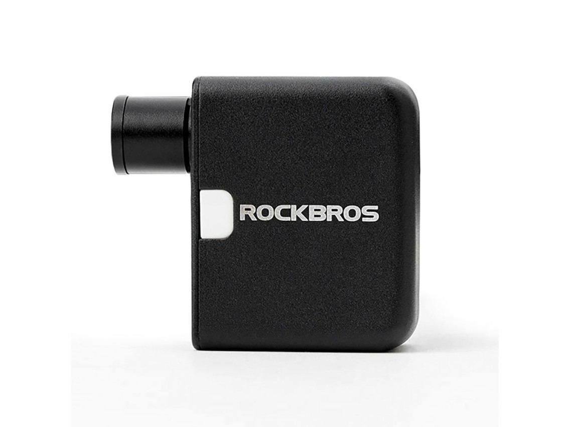 Rockbros 42320008001 Mini Electric Bicycle Pump for Schrader / Presta Valves 100PSI - Black