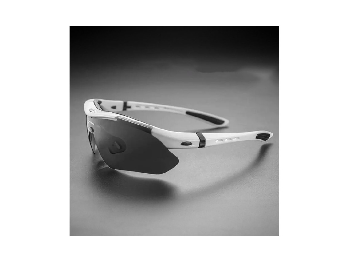 Gafas de ciclismo polarizadas Rockbros 10002 - Blancas