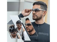 Gafas de ciclismo polarizadas Rockbros 10002 - Blancas Gafas de ciclismo polarizadas Rockbros 10002 - Blancas