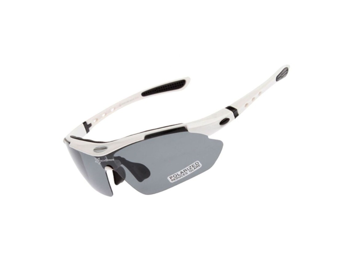 Gafas de ciclismo polarizadas Rockbros 10002 - Blancas