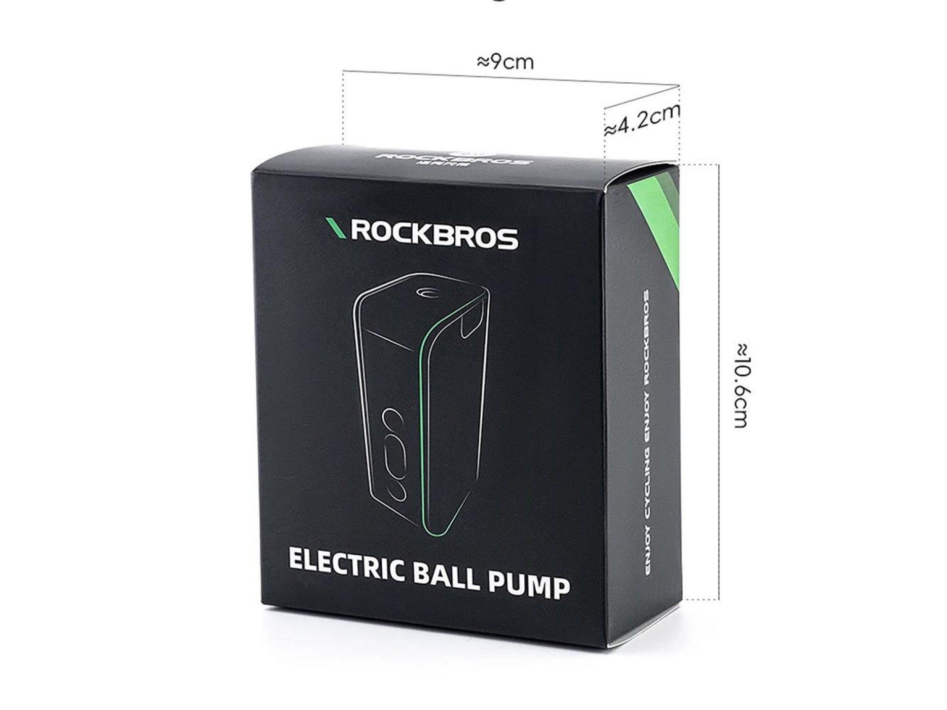 Compresor eléctrico Rockbros 42520006001 con pantalla digital para pelotas/globos - Azul