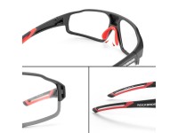 Óculos de ciclismo fotocromáticos Rockbros SP216BK UV400 - preto e vermelho Óculos de ciclismo fotocromáticos Rockbros SP216BK UV400 - preto e vermelho