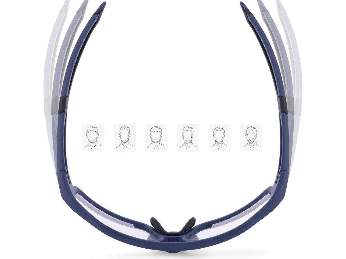 Rockbros SP216BL photochromic UV400 cycling glasses - blue