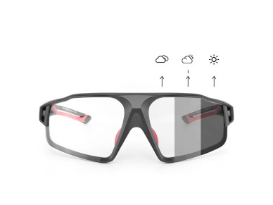 Rockbros SP216BK photochromic UV400 cycling glasses - black and red Rockbros SP216BK photochromic UV400 cycling glasses - black and red