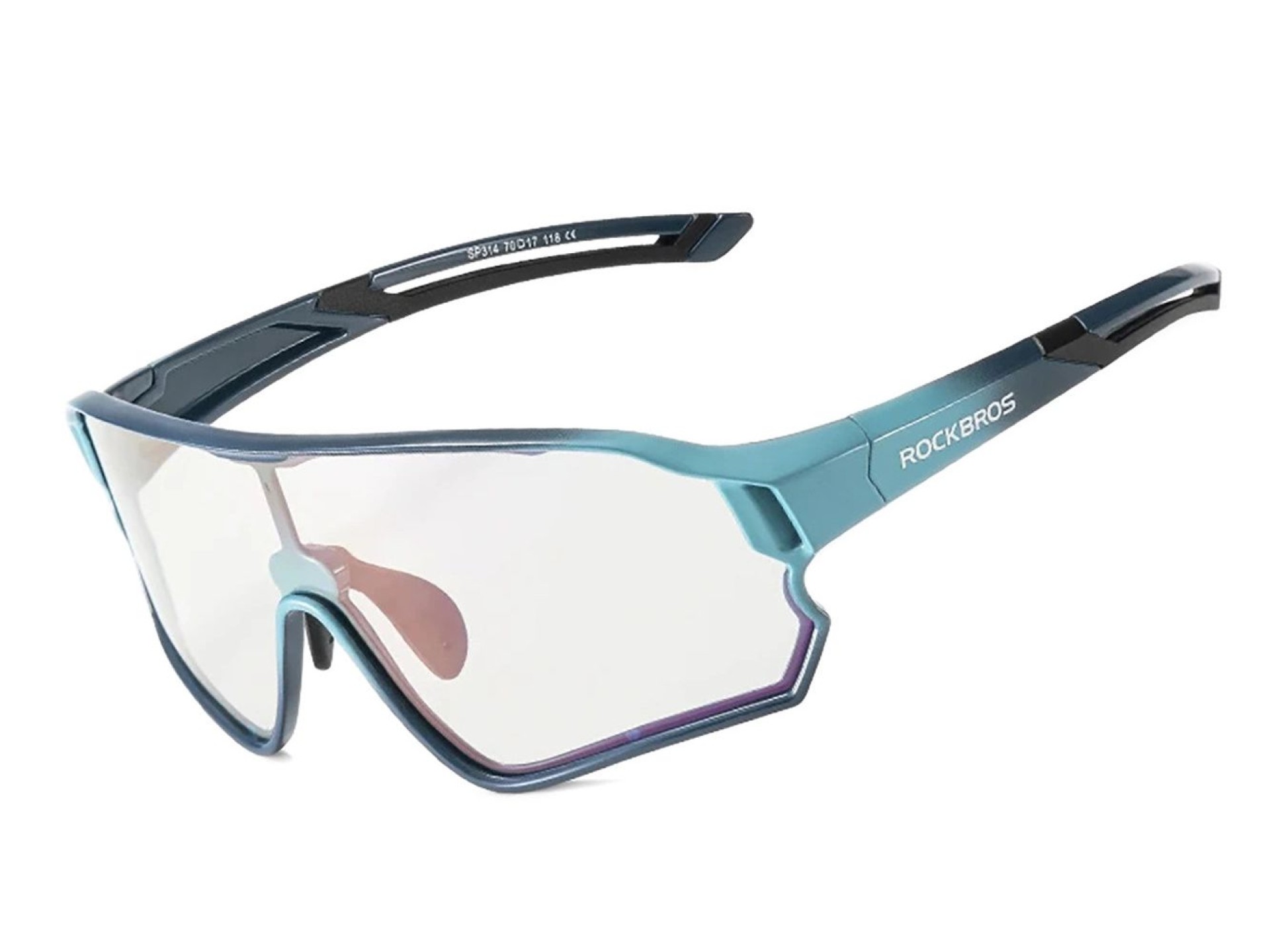 Gafas de ciclismo polarizadas Rockbros 14110009005 para niños de 8 a 14 años - Azul