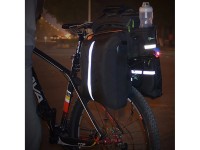 Rockbros A6-03BK bicycle bag for trunk 35 l with fold-out pockets - black Rockbros A6-03BK bicycle bag for trunk 35 l with fold-out pockets - black