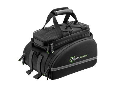Rockbros A6-03BK bicycle bag for trunk 35 l with fold-out pockets - black Rockbros A6-03BK bicycle bag for trunk 35 l with fold-out pockets - black