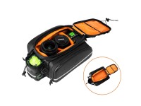 Bolsa para bicicleta Rockbros A6-6 para maletero, 35 l, con bolsillos desplegables - negra Bolsa para bicicleta Rockbros A6-6 para maletero, 35 l, con bolsillos desplegables - negra