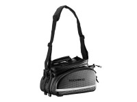 Bolsa para bicicleta Rockbros A6-6 para maletero, 35 l, con bolsillos desplegables - negra Bolsa para bicicleta Rockbros A6-6 para maletero, 35 l, con bolsillos desplegables - negra