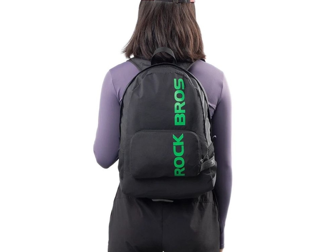 Mochila deportiva plegable Rockbros H10-BK de 18 l - negra
