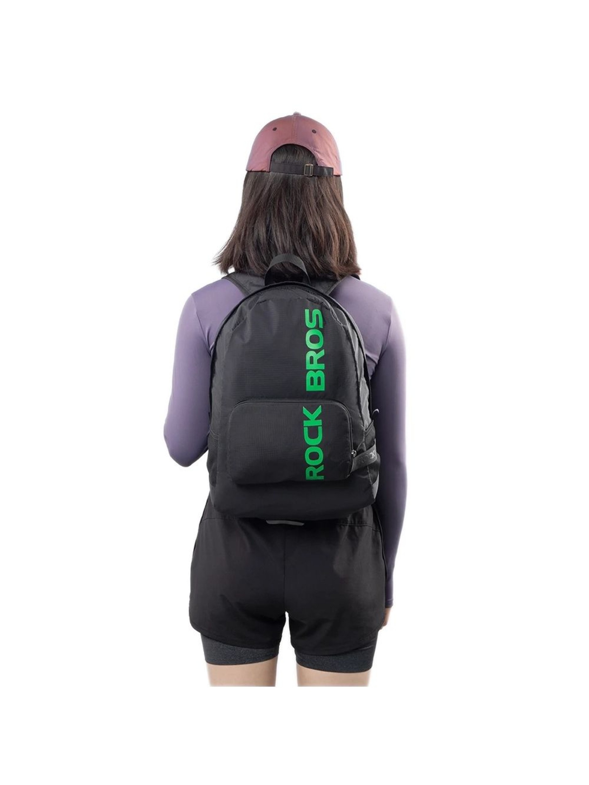 Mochila deportiva plegable Rockbros H10-BK de 18 l - negra