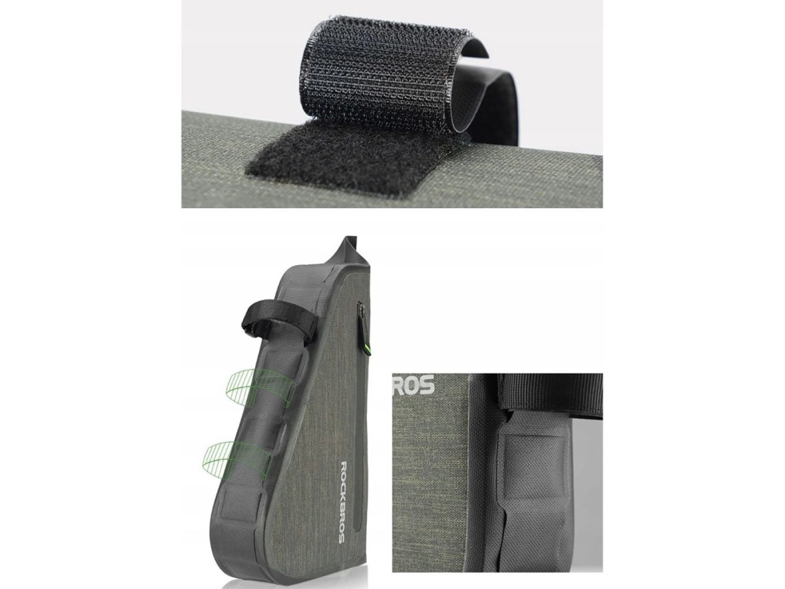 Rockbros AS-017 bicycle frame bag 5 l - dark green