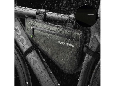Rockbros AS-017 bicycle frame bag 5 l - dark green Rockbros AS-017 bicycle frame bag 5 l - dark green