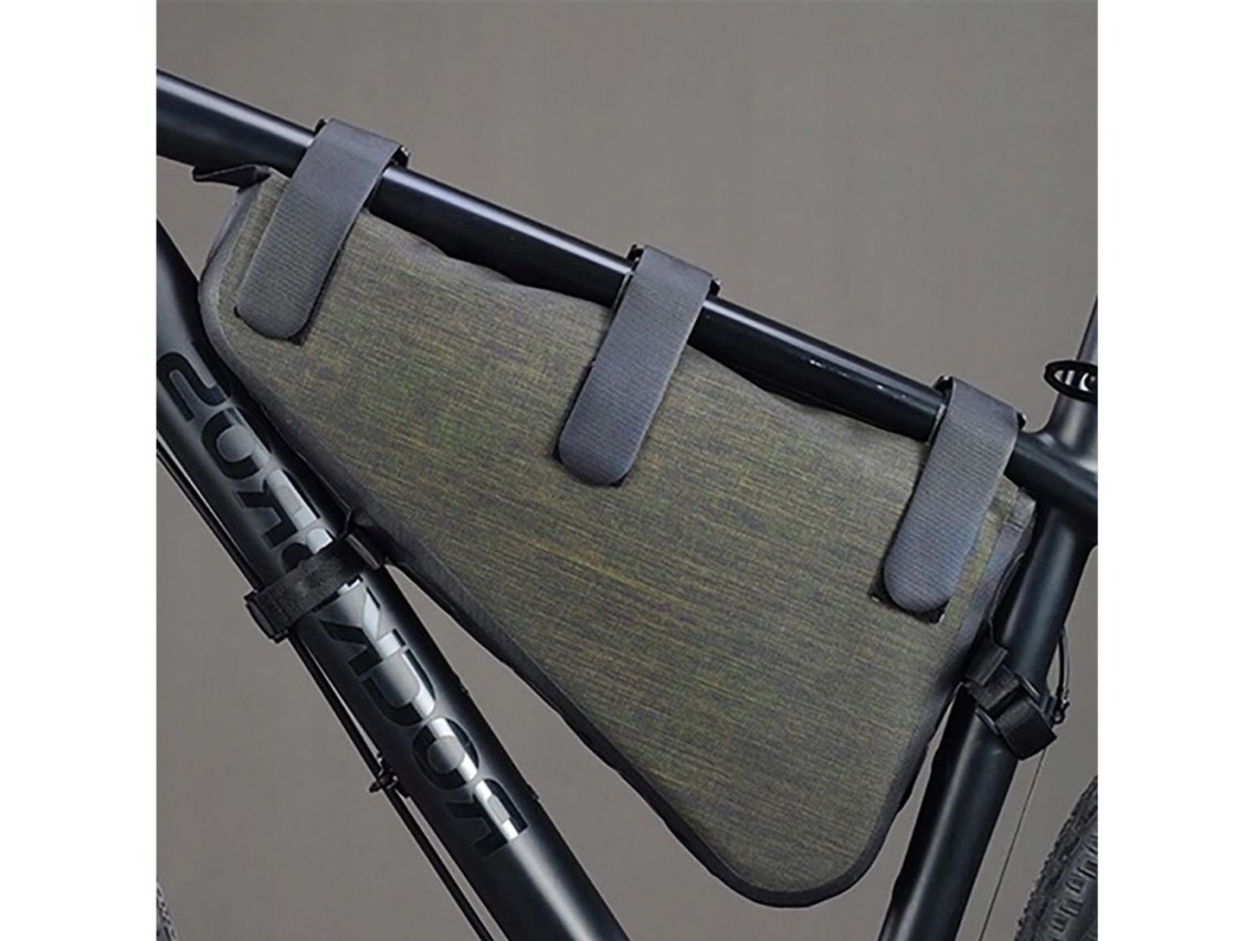 Rockbros AS-017 bicycle frame bag 5 l - dark green