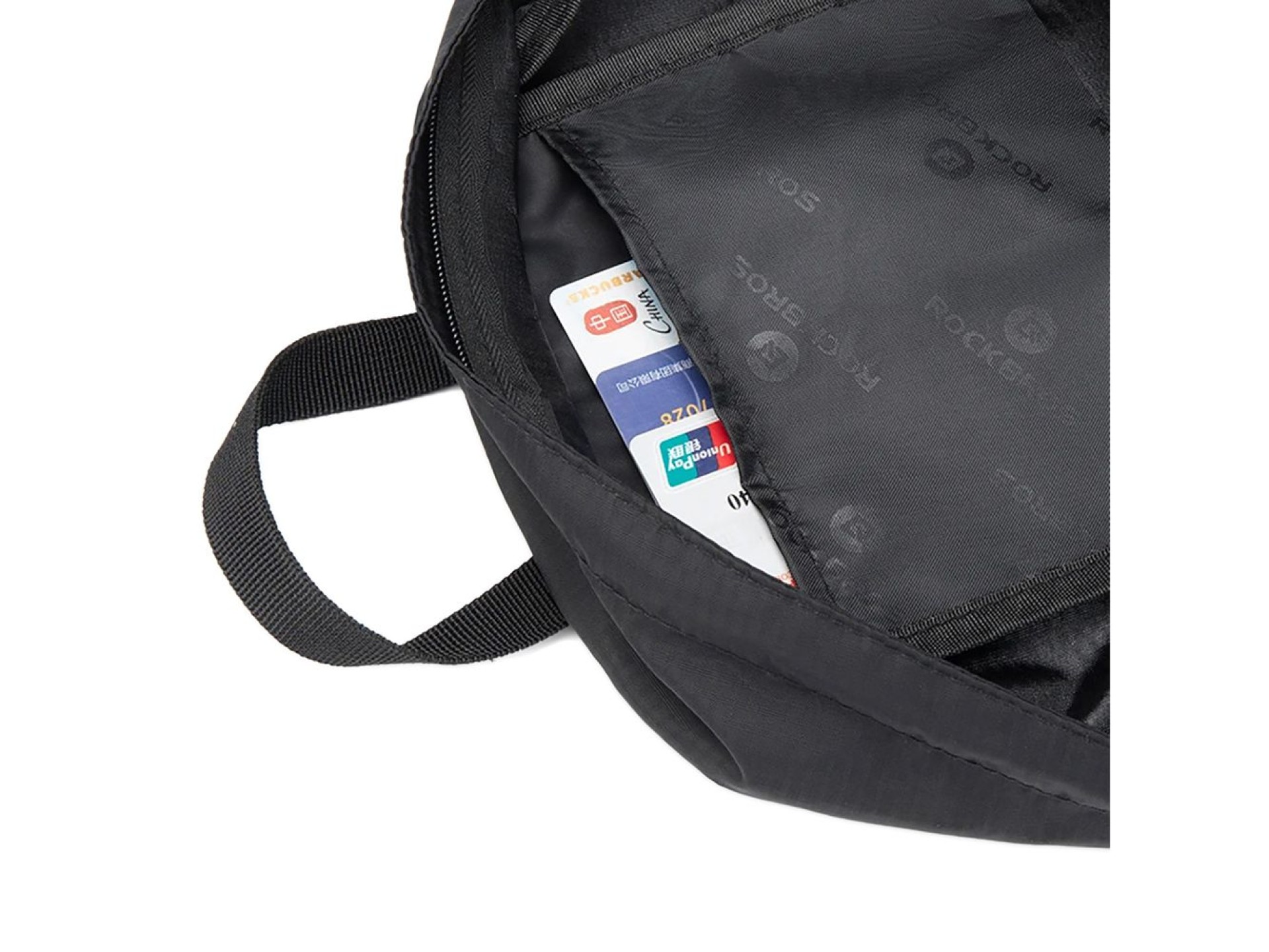 Mochila deportiva plegable Rockbros H10-BK de 18 l - negra