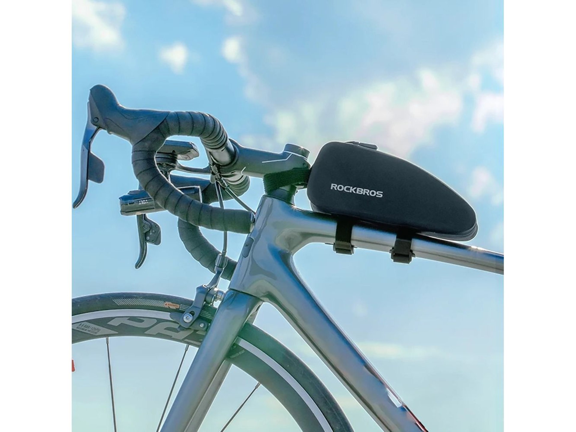Rockbros AS-019 bicycle frame bag waterproof 1.5 l - black