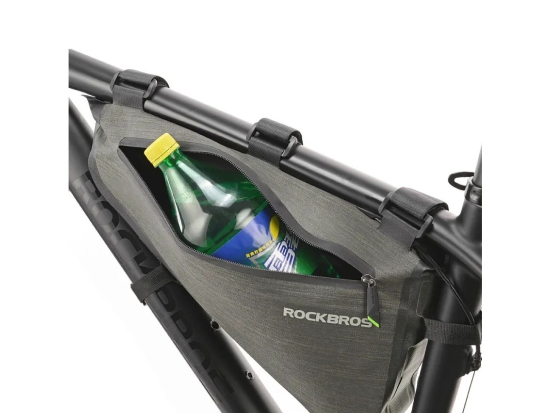 Rockbros AS-017 bicycle frame bag 5 l - dark green