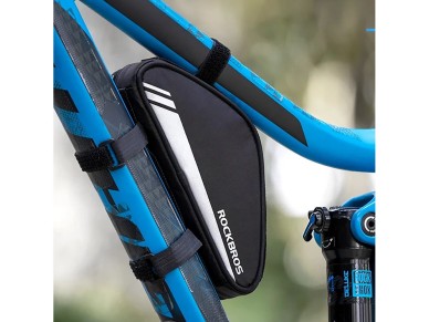 Rockbros B55-BK bicycle bag for frame 0.7 l - black Rockbros B55-BK bicycle bag for frame 0.7 l - black
