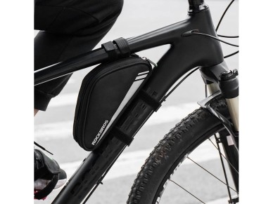 Rockbros B55-BK bicycle bag for frame 0.7 l - black Rockbros B55-BK bicycle bag for frame 0.7 l - black