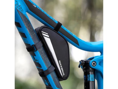 Rockbros B55-BK bicycle bag for frame 0.7 l - black Rockbros B55-BK bicycle bag for frame 0.7 l - black