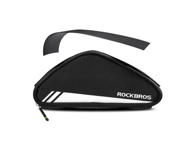 Rockbros B55-BK bicycle bag for frame 0.7 l - black Rockbros B55-BK bicycle bag for frame 0.7 l - black