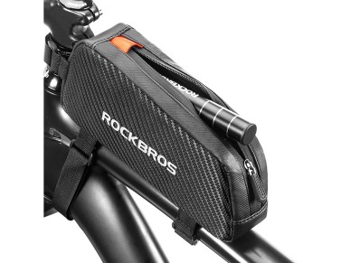 Rockbros 039BK 1L Braided Bike Frame Bag - Black Rockbros 039BK 1L Braided Bike Frame Bag - Black