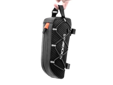Rockbros 039BK 1L Braided Bike Frame Bag - Black Rockbros 039BK 1L Braided Bike Frame Bag - Black
