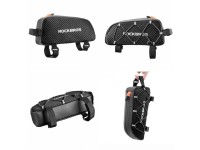 Bolsa de quadro de bicicleta trançada Rockbros 039BK 1L - Preta Bolsa de quadro de bicicleta trançada Rockbros 039BK 1L - Preta