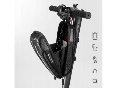 Rockbros B62-1 Bike Bag for Handlebar or Frame 3L - Black Rockbros B62-1 Bike Bag for Handlebar or Frame 3L - Black