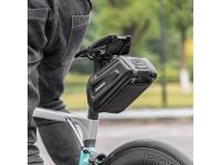 Rockbros B69 bicycle saddle bag 1.8l with easy release system - black Rockbros B69 bicycle saddle bag 1.8l with easy release system - black