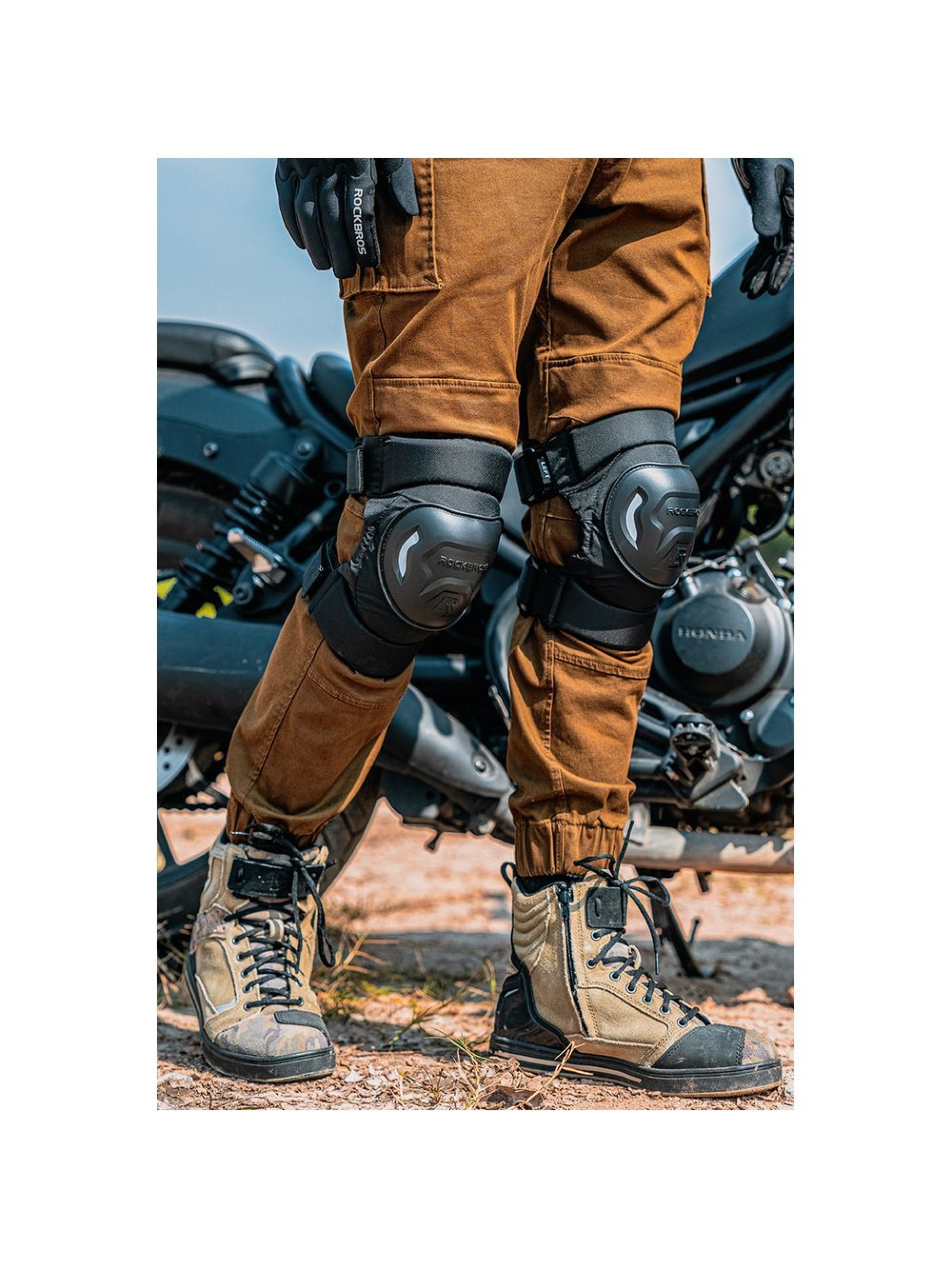 Rodilleras Rockbros 19230003001 - negras