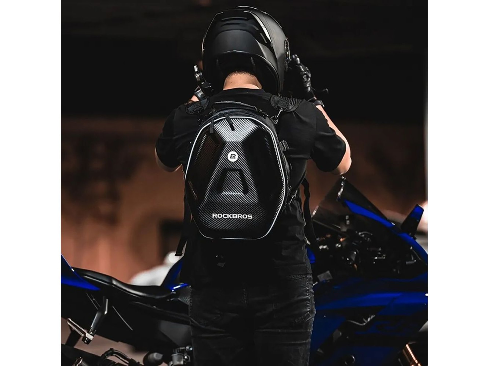Rockbros 30140026001 motorcycle tank bag 35 l - black