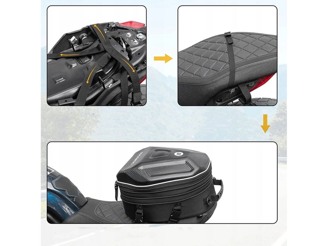Rockbros 30140026001 motorcycle tank bag 35 l - black