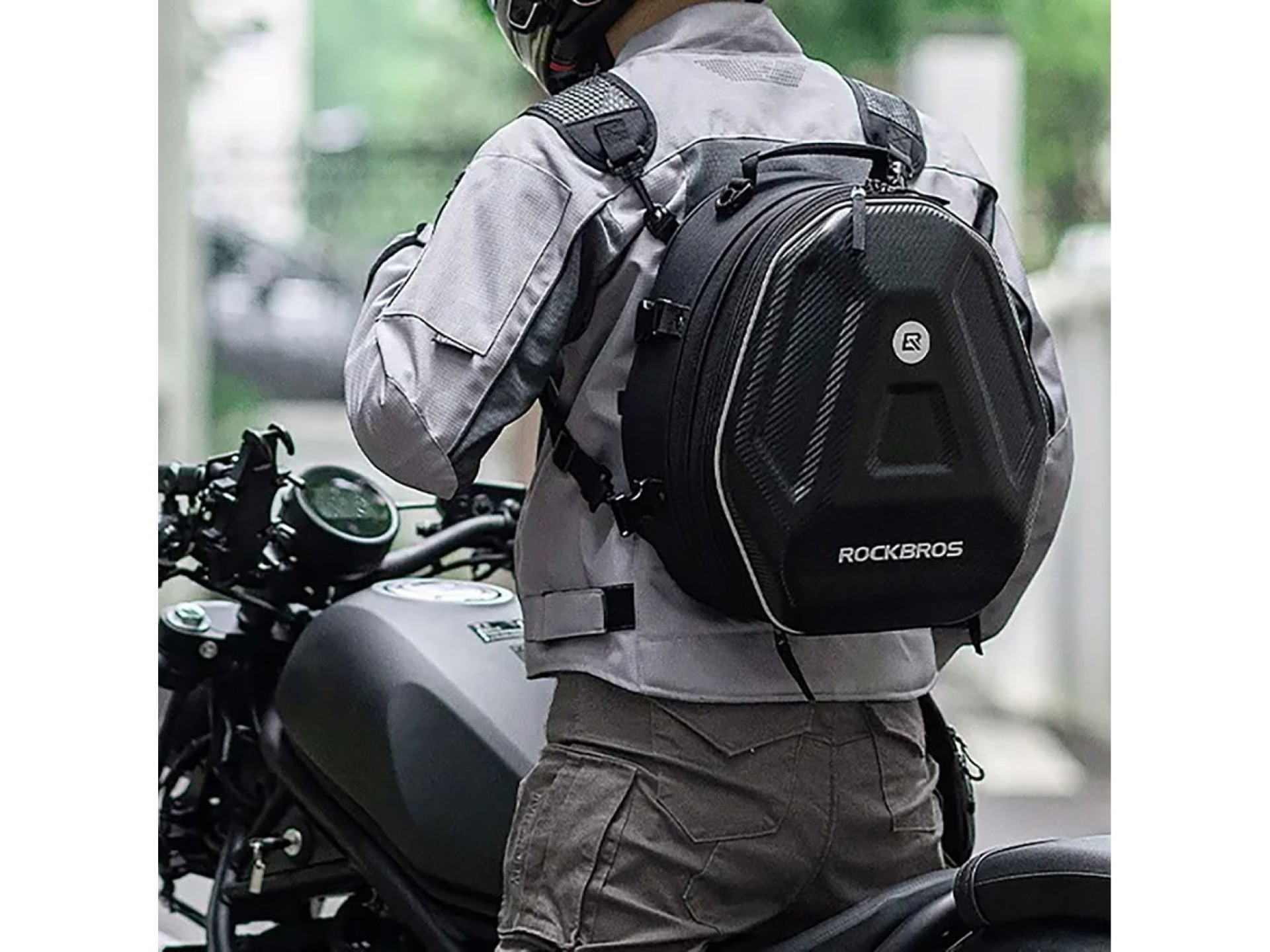 Rockbros 30140026001 motorcycle tank bag 35 l - black