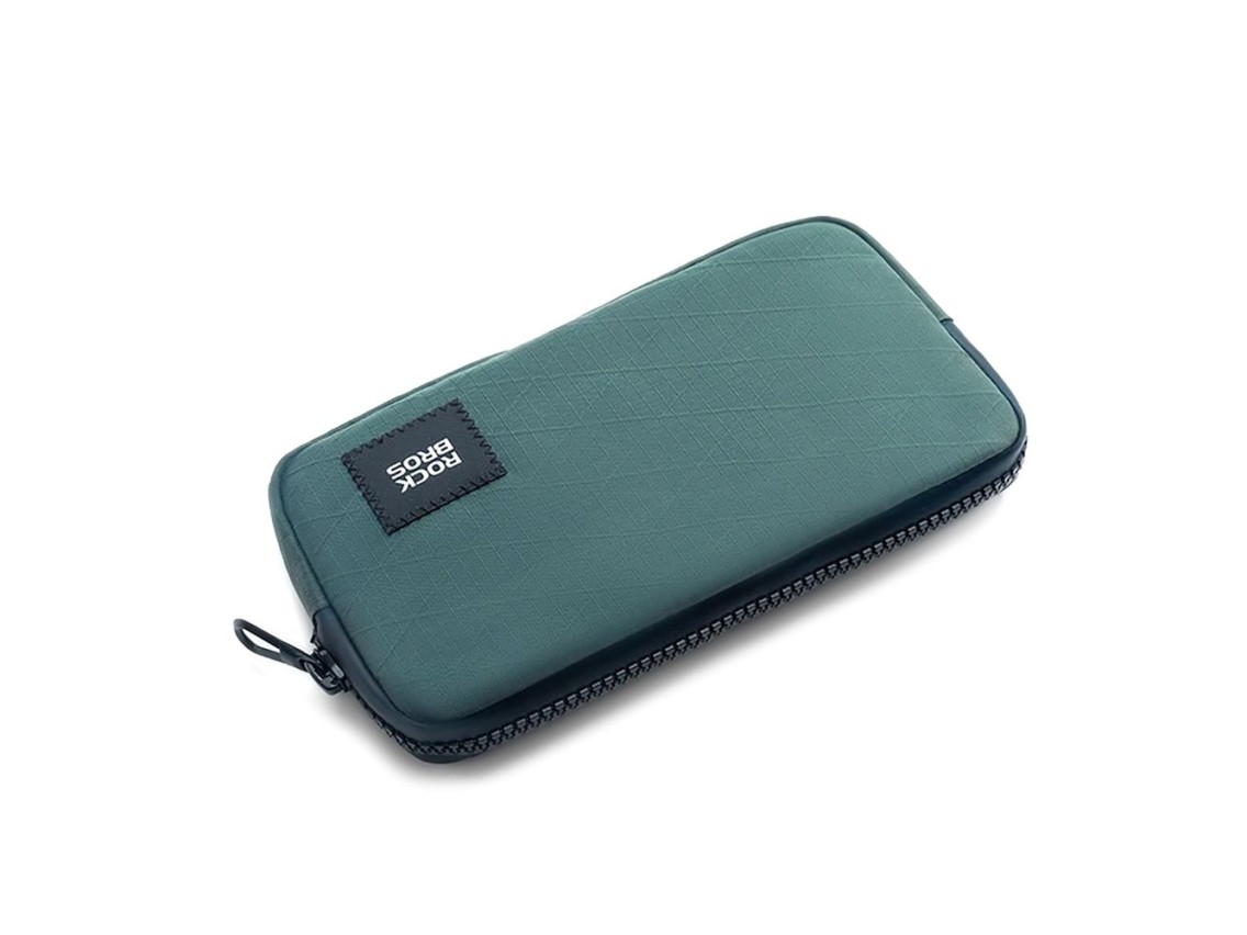 Bolsa para bicicleta Rockbros 30990043006 para celular, chaves e carteira, 0,15 l - turquesa