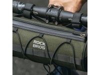 Rockbros 30110049001 bicycle handlebar bag 2 l - green Rockbros 30110049001 bicycle handlebar bag 2 l - green