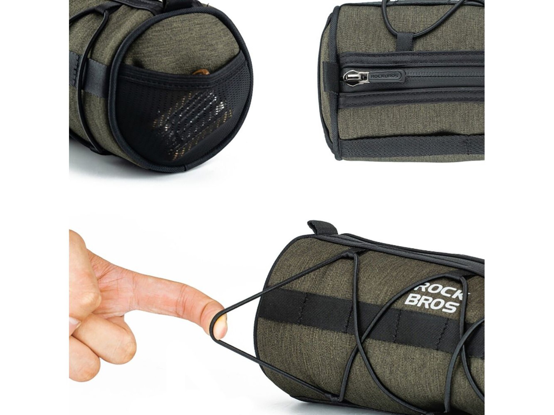 Rockbros 30110049001 bicycle handlebar bag 2 l - green