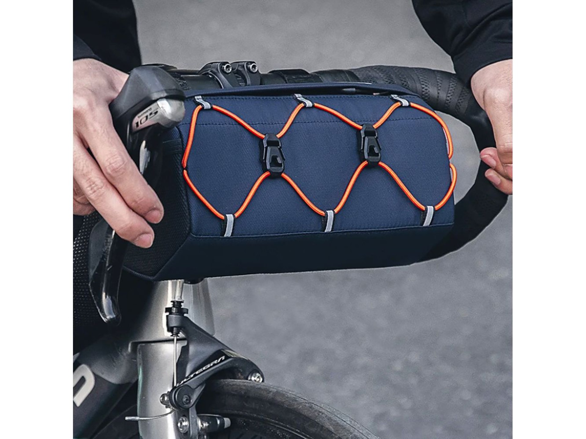 Rockbros 30110054002 bicycle handlebar bag 2.2 l - blue