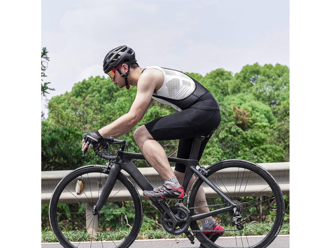 Rockbros RK20023XL short bib shorts with XXXL insert - black