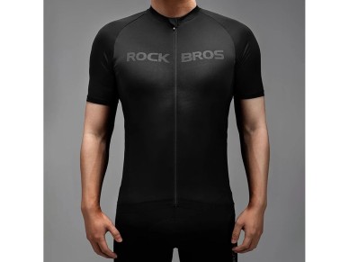 Rockbros 15120002004 Short Sleeve Cycling Jersey XL - Black Rockbros 15120002004 Short Sleeve Cycling Jersey XL - Black