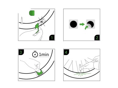 Rockbros GJ2001 repair kit for bicycle inner tubes - translucent Rockbros GJ2001 repair kit for bicycle inner tubes - translucent
