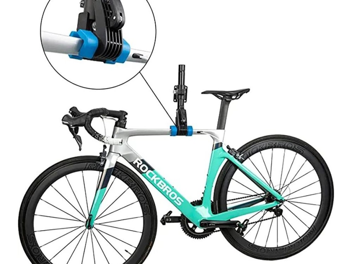 Soporte de servicio Rockbros 27210002001 con cierres rápidos para bicicletas - Negro