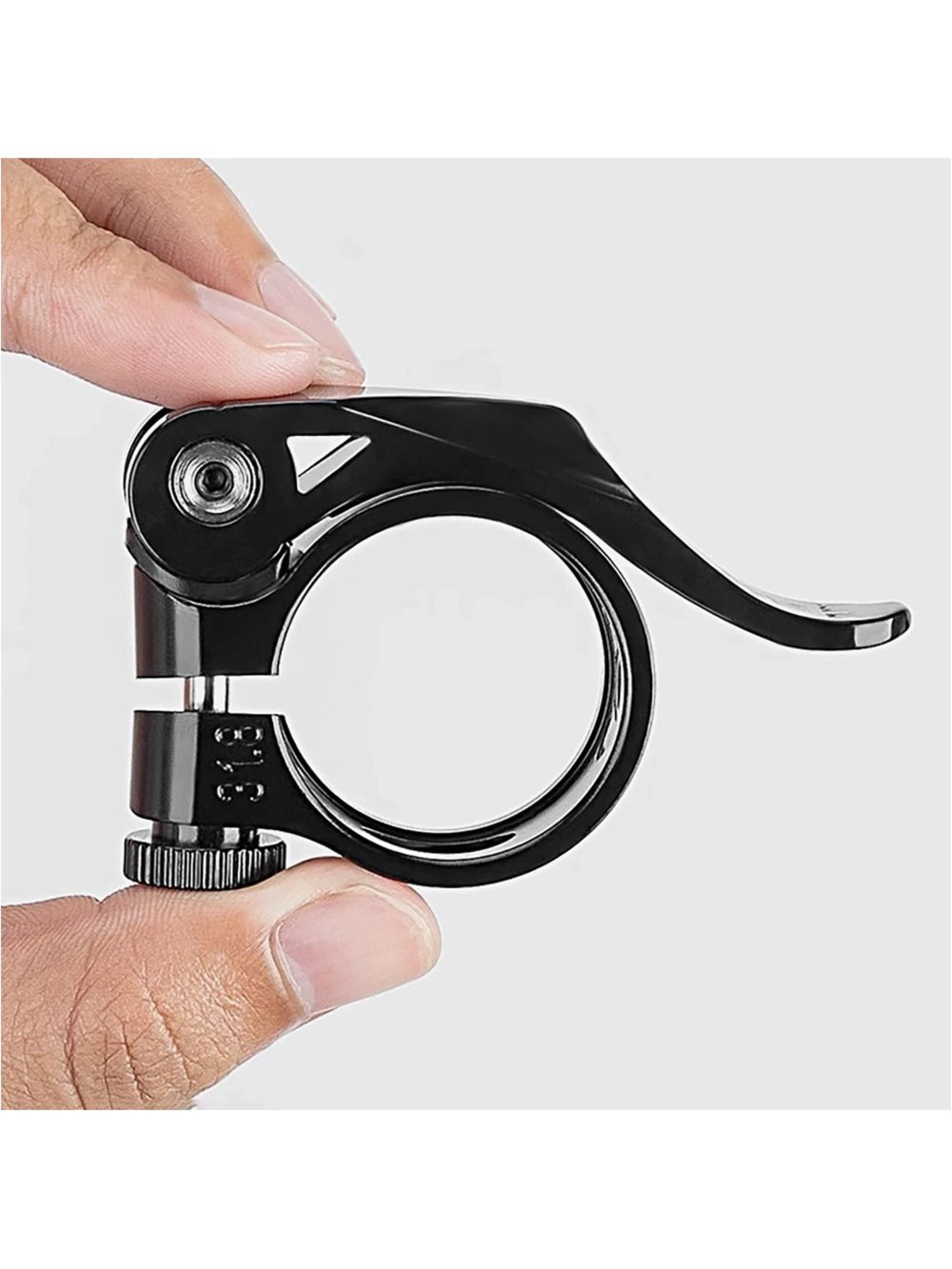 Rockbros 41210092001 bicycle seat clamp with quick release - black
