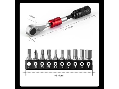 Rockbros 43210049001 bicycle repair kit - black Rockbros 43210049001 bicycle repair kit - black