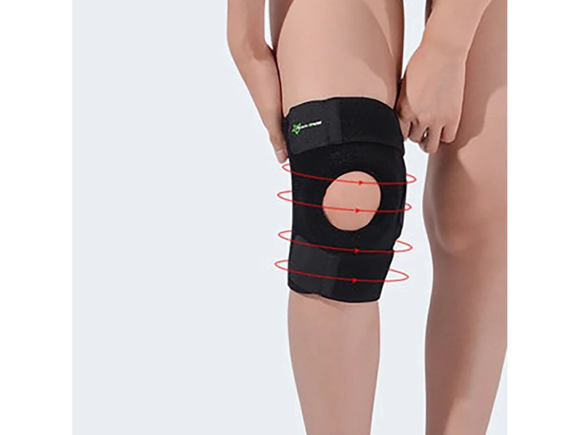 Rockbros LF1106M sports protector for patella and knee joint size M - black