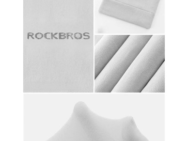 Manguitos de ciclismo Rockbros XT9002W - blancos (2 unidades) Manguitos de ciclismo Rockbros XT9002W - blancos (2 unidades)