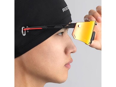 Rockbros YPP037 cycling cap with cutouts for glasses - black