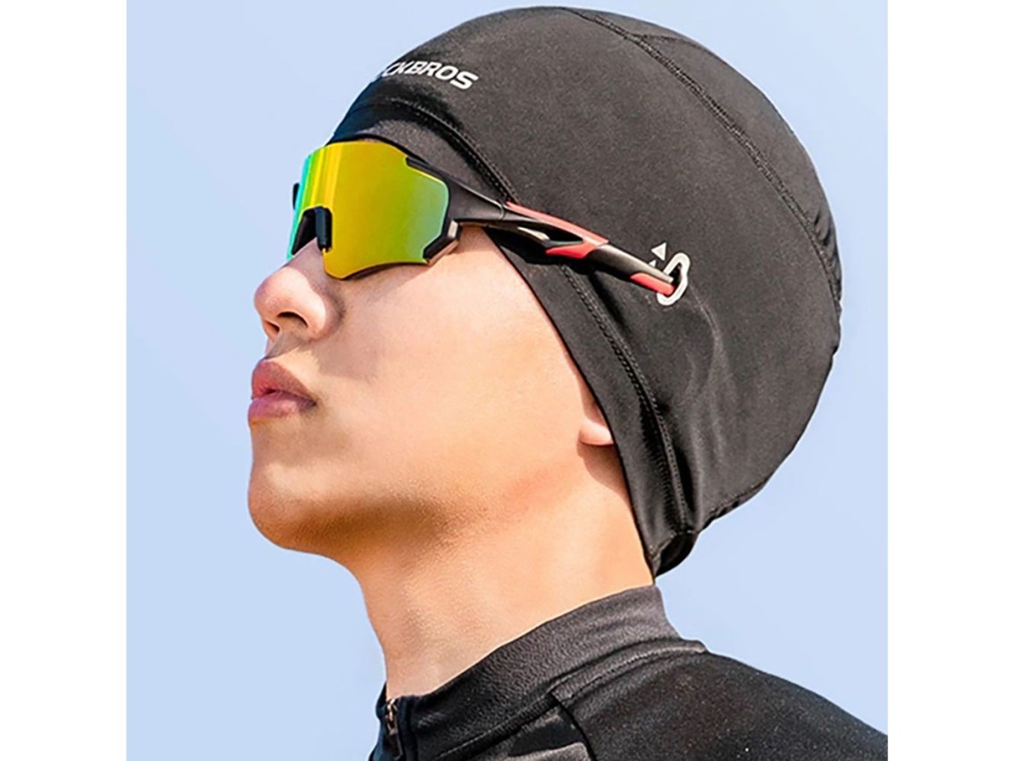 Rockbros YPP037 cycling cap with cutouts for glasses - black