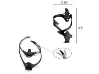 Suporte para garrafa de bicicleta Rockbros 2017-11ABK em alumínio - Preto Suporte para garrafa de bicicleta Rockbros 2017-11ABK em alumínio - Preto