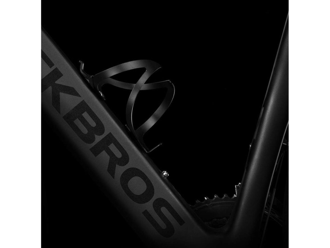 Suporte para garrafa de bicicleta Rockbros 2017-11ABK em alumínio - Preto